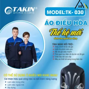 Bộ Áo và pin điều hoà Takin