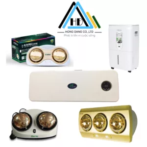 Hút ẩm, sưởi, sấy, lọc không khí