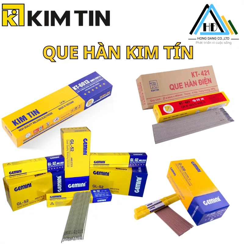 Địa chỉ phân phối que hàn inox, que hàn sắt Kim Tín tại Quảng Ninh