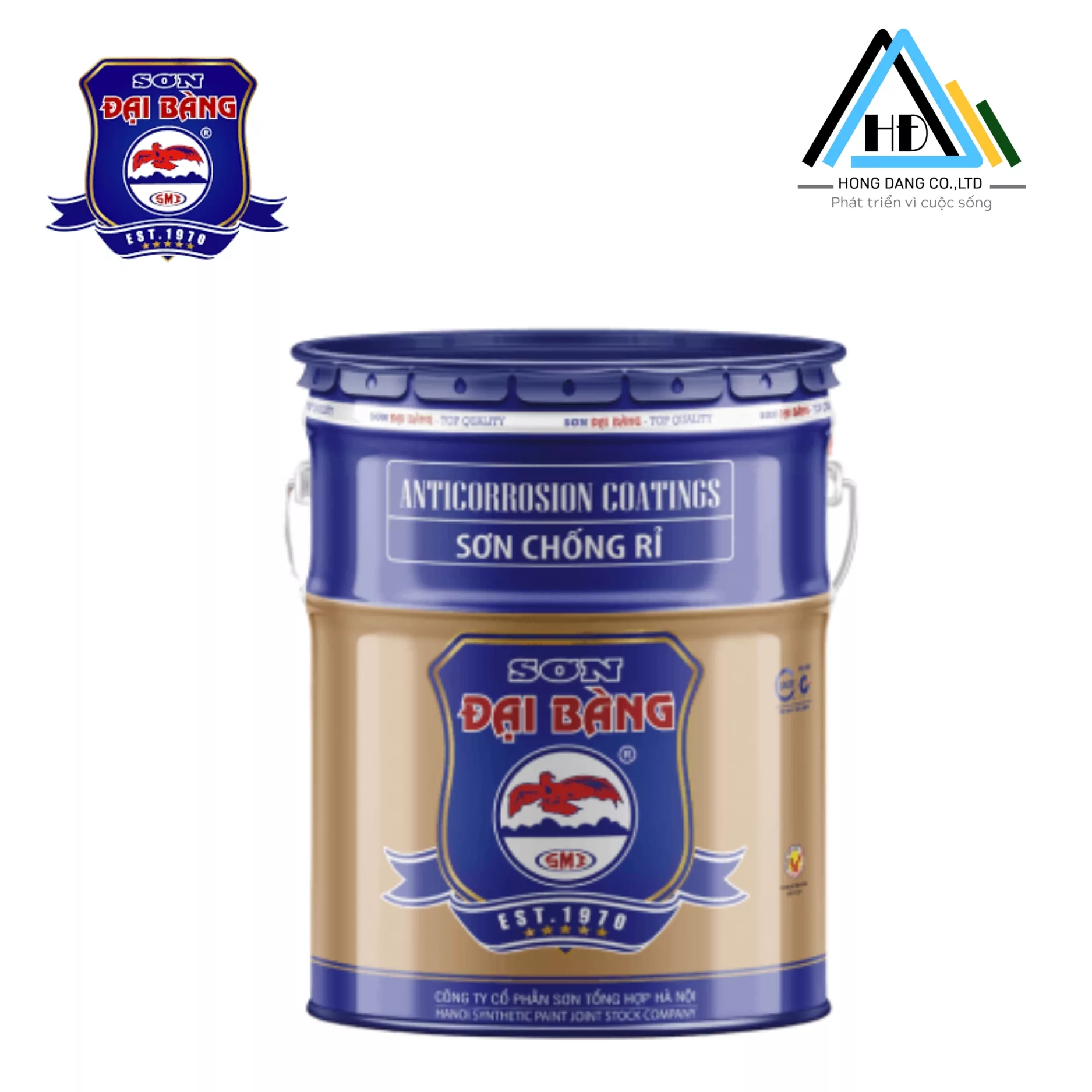 Sơn chống rỉ Đại Bàng gốc Alkyd