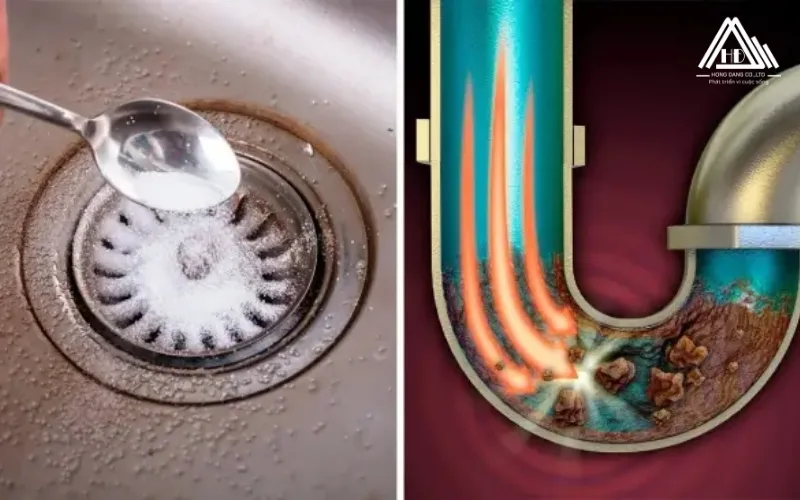 Cách làm sạch đường ống nước trong nhà