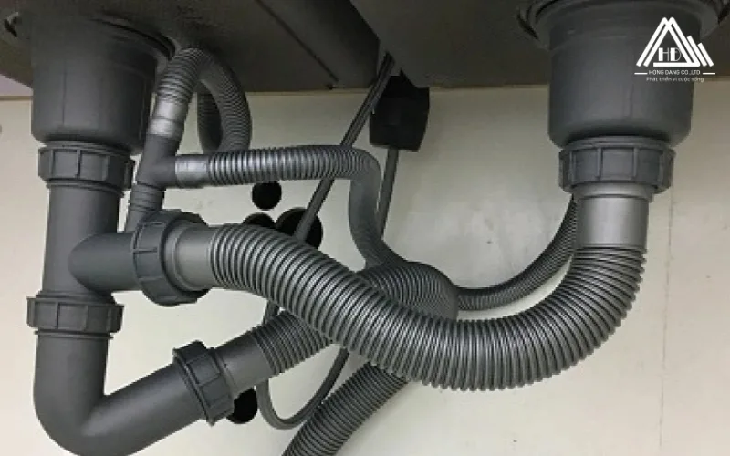 Cách lắp đặt ống thoát nước bồn rửa chén đơn giản